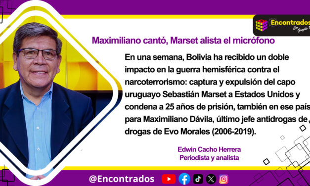 Maximiliano cantó, Marset alista el micrófono