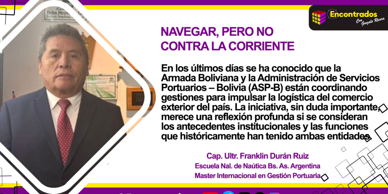 Navegar, pero no contra la corriente