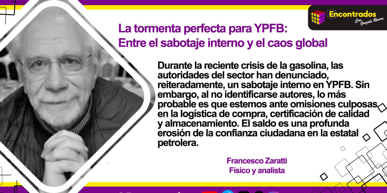 La tormenta perfecta para YPFB: Entre el sabotaje interno y el caos global