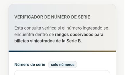 Esta es la plataforma habilitada por el BCB para verificar si tu billete de la Serie B tiene valor legal