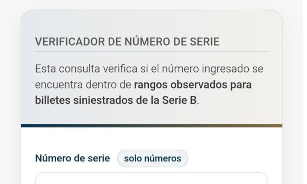 Esta es la plataforma habilitada por el BCB para verificar si tu billete de la Serie B tiene valor legal