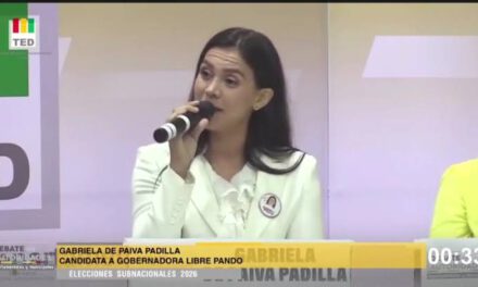 De Miss a gobernadora: De Paiva gana en Pando con amplia ventaja