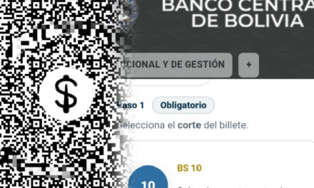 Banca recomienda usar pagos con QR y la app del BCB para verificar billetes de la serie “B”