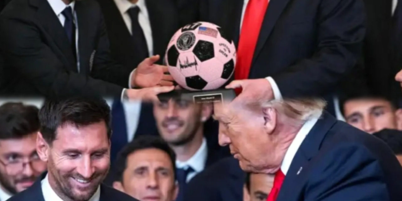Trump elogia a Messi en la Casa Blanca y asegura que es “mejor que Pelé