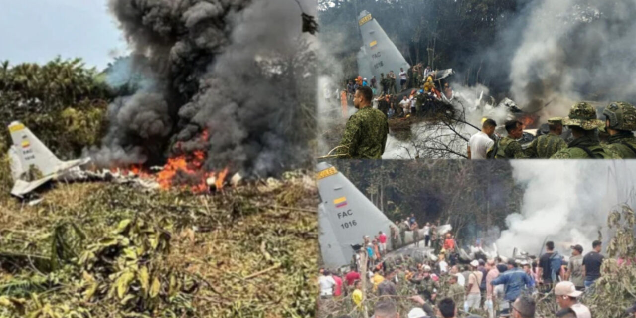 Tragedia aérea en Colombia: al menos ocho muertos y 83 heridos en accidente de avión militar