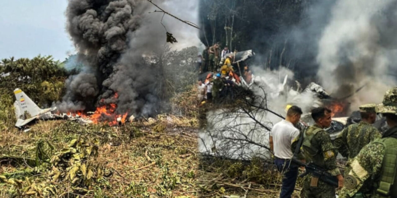 Tragedia aérea en Colombia: 66 muertos tras caída de un avión militar