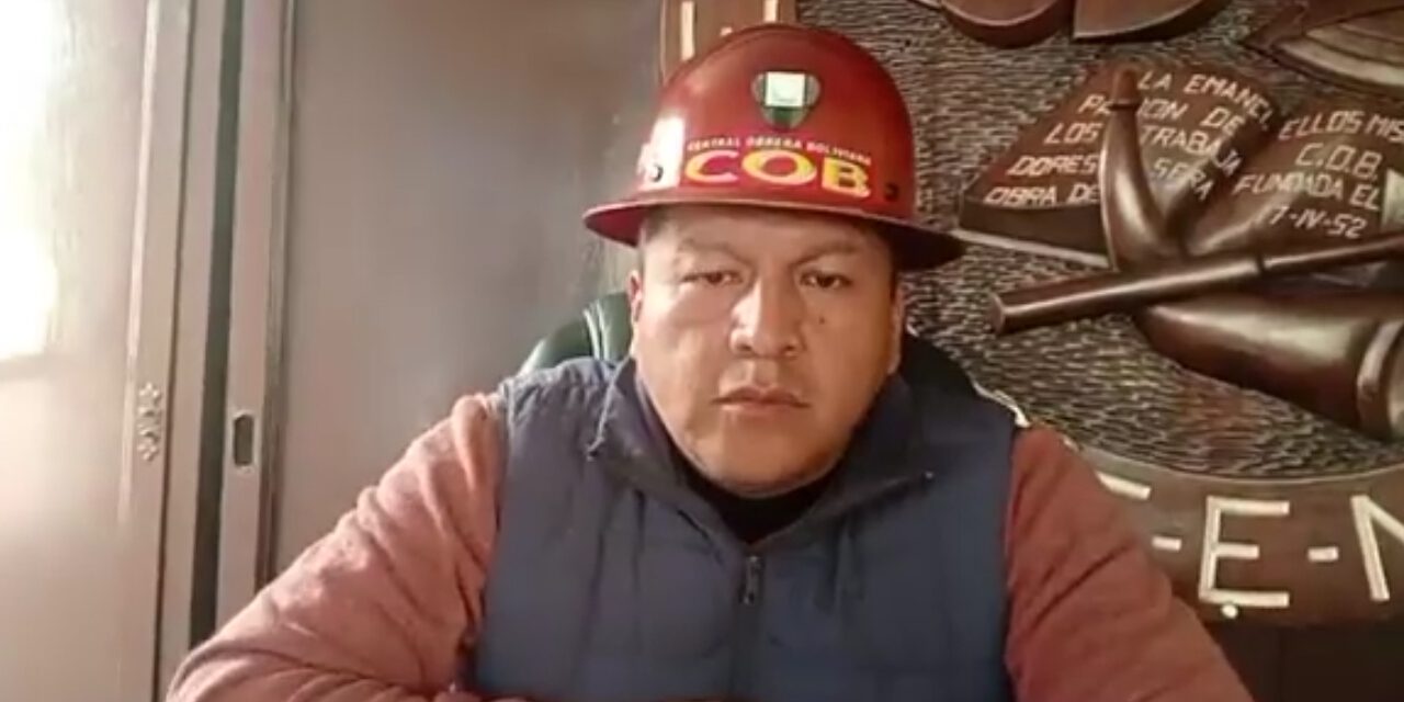COB defiende designación de dirigente minero en la CNS y afirma que su rol será solo fiscalizador