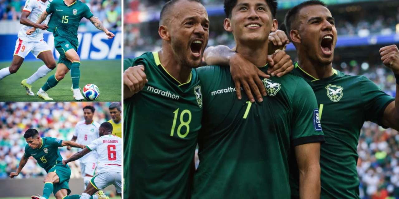 Bolivia remonta a Surinam y sigue con vida en el repechaje