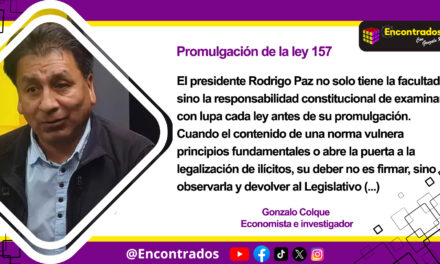 Promulgación de la ley 157