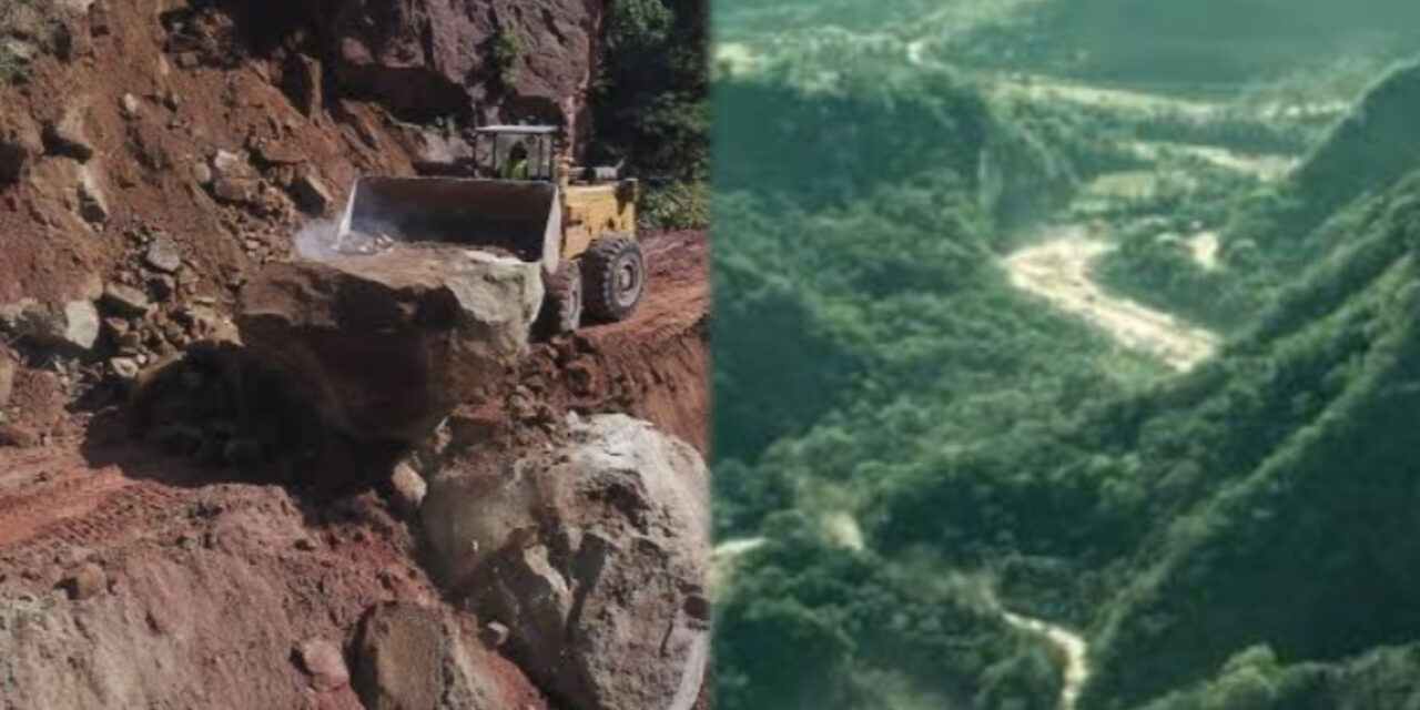 Cierran tramo La Angostura Samaipata por lluvias y riesgo en la vía
