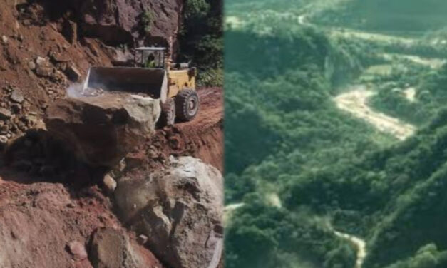 Cierran tramo La Angostura Samaipata por lluvias y riesgo en la vía