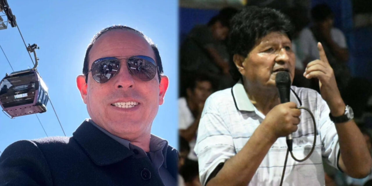 Evo Morales cuestióna a Dockweiler “Cuando inauguramos la primera línea del teleférico ni lo conocíamos”