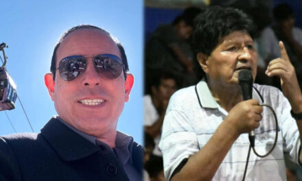Evo Morales cuestióna a Dockweiler “Cuando inauguramos la primera línea del teleférico ni lo conocíamos”