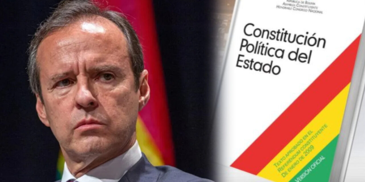 Tuto Quiroga plantea cambiar la Constitución para atraer inversiones