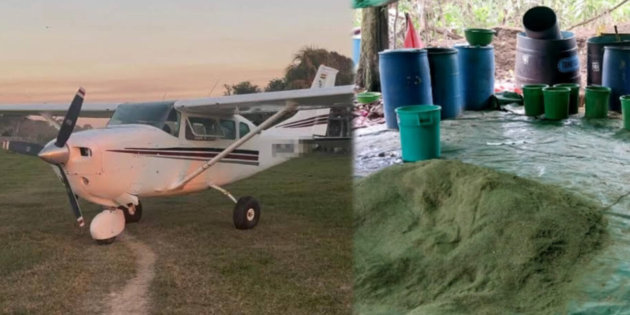 Incautan avioneta, droga y detienen a dos extranjeros en operativo antidrogas en el Chapare