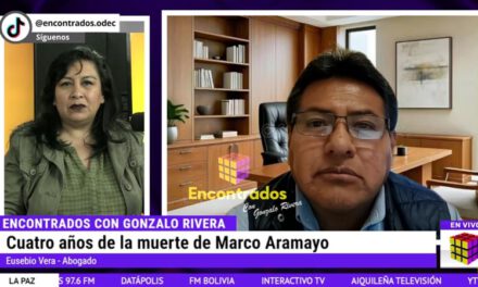Cuatro años de la muerte de Marco Aramayo