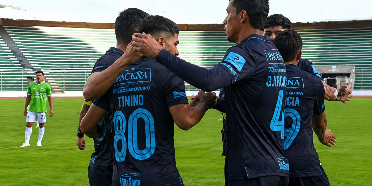 Bolívar golea a Real Tomayapo y recupera la confianza