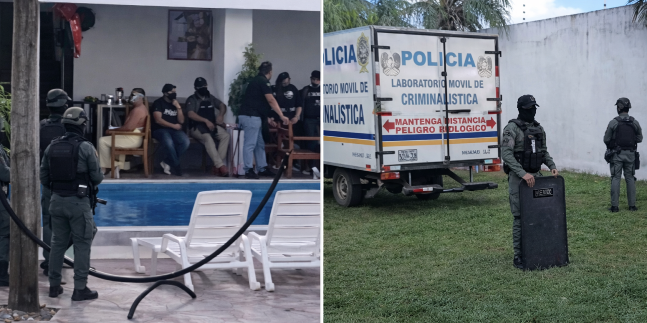 Capturan a 14 personas en un operativo en Paurito Santa Cruz; uno tenía alerta roja de Interpol
