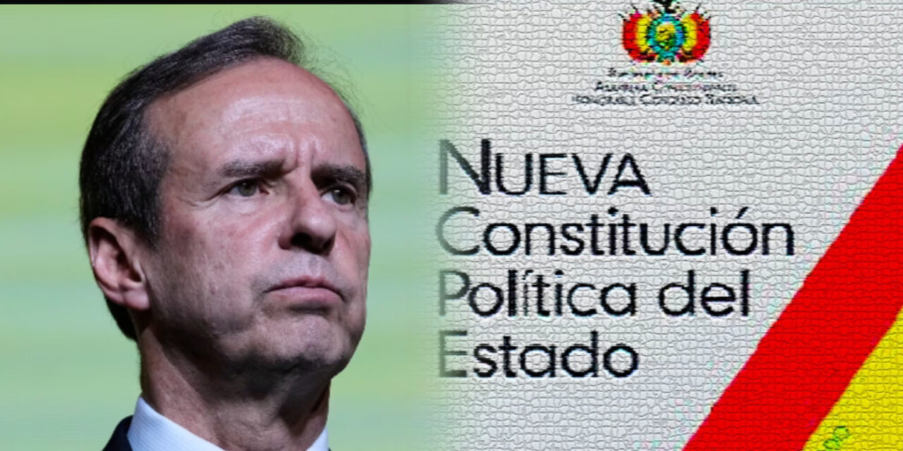 Tuto Quiroga insiste en reformar la Constitución y advierte que la economía boliviana está “en coma”