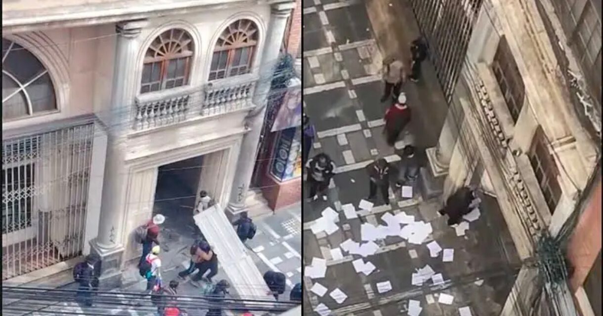 Fiscalía inicia procesos por vandalismo, saqueos y quema de patrullas en La Paz