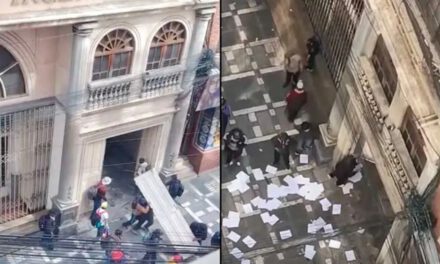Fiscalía inicia procesos por vandalismo, saqueos y quema de patrullas en La Paz