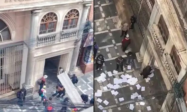 Fiscalía inicia procesos por vandalismo, saqueos y quema de patrullas en La Paz