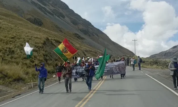 Marcha indígena llega a La Paz tras casi un mes y da ultimátum por Ley 1720