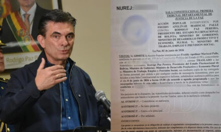 ADMITEN ACCIÓN POPULAR CONTRA RODRIGO PAZ Y TRES MINISTROS POR OMISIÓN ANTE LOS CONFLICTOS