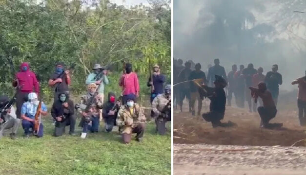 CONFIRMAN LA PRESENCIA DE GRUPOS IRREGULARES ARMADOS ENTRE LOS BLOQUEADORES