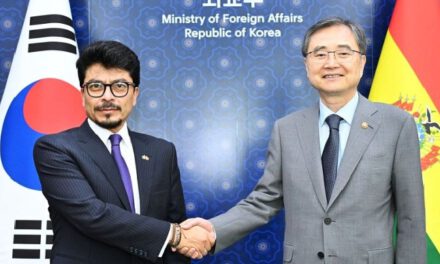 Cancilleres de Bolivia y Corea del Sur fortalecen diálogo bilateral y destacan cooperación para proyectos estratégicos