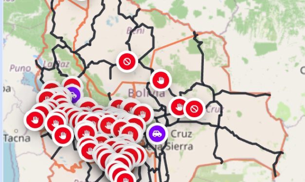 Bolivia inicia el día 42 de conflictos con 85 puntos de bloqueo y Cochabamba concentra la mayor cantidad
