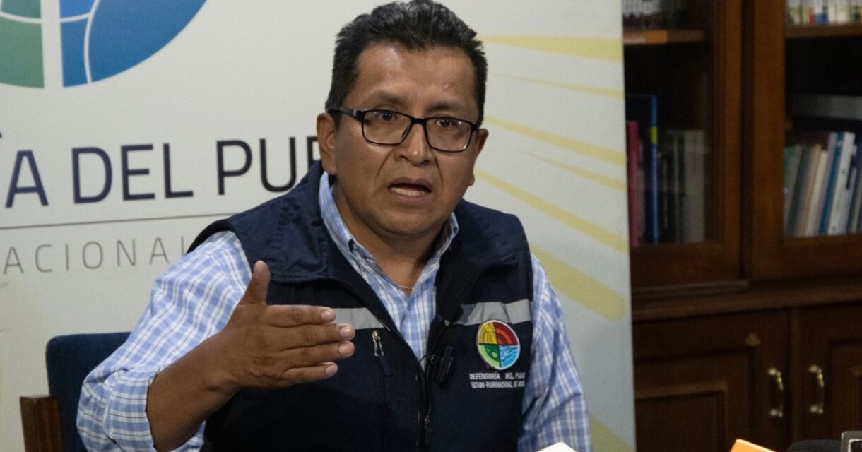 Anuncian denuncia penal contra el Defensor del Pueblo por ausencia en conflictos y uso de recursos públicos