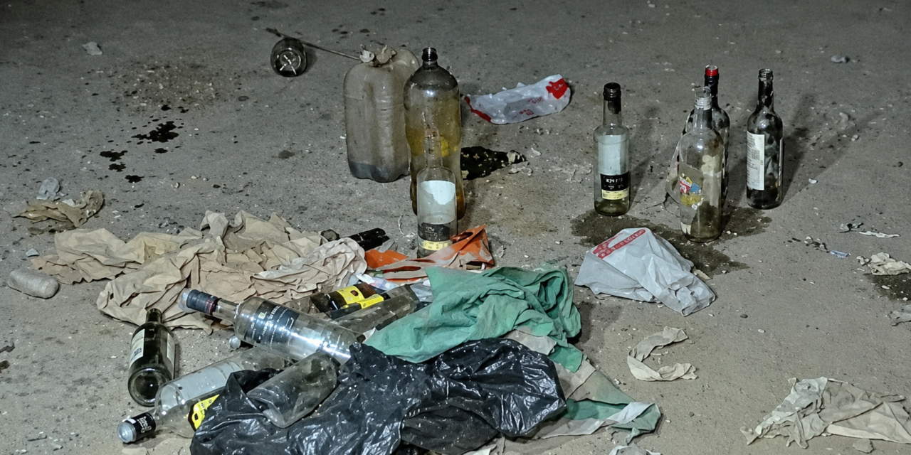 Policía interviene intento de bloqueo en Montecato y reporta hallazgo de presuntas bombas molotov