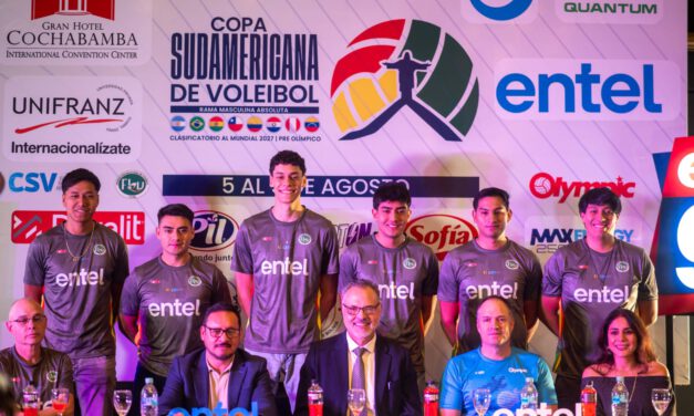 ENTEL CONECTA AL DEPORTE COMO AUSPICIADOR DEL CAMPEONATO SUDAMERICANO DE VOLEIBOL MASCULINO