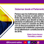 Gobernar desde el Parlamento