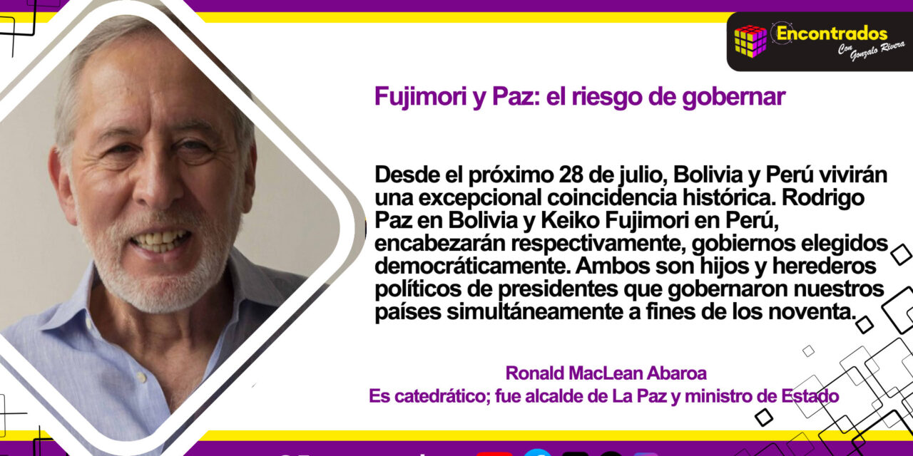 Fujimori y Paz: el riesgo de gobernar