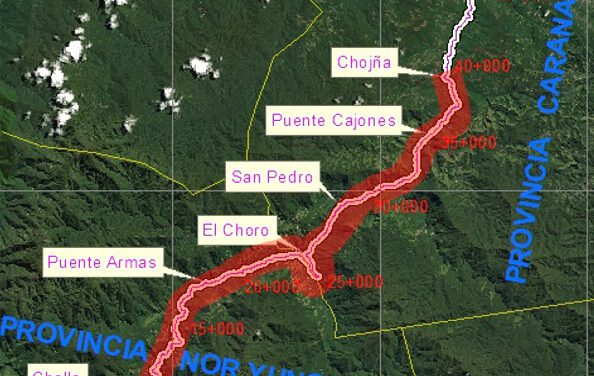 Carretera Santa Bárbara-Caranavi: más de 60 mil habitantes se beneficiarán de forma directa con el proyecto impulsado por el Gobierno Nacional
