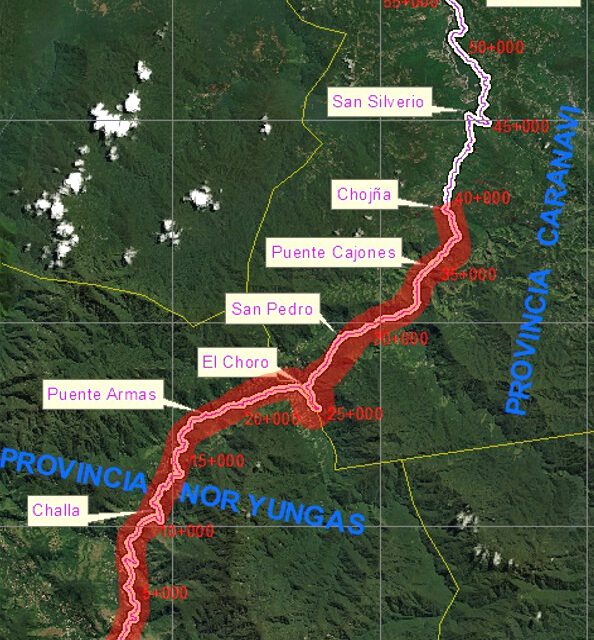 Carretera Santa Bárbara-Caranavi: más de 60 mil habitantes se beneficiarán de forma directa con el proyecto impulsado por el Gobierno Nacional