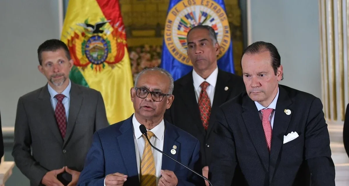 Misión de la OEA ratifica respaldo al Gobierno y continúa agenda de reuniones en Santa Cruz