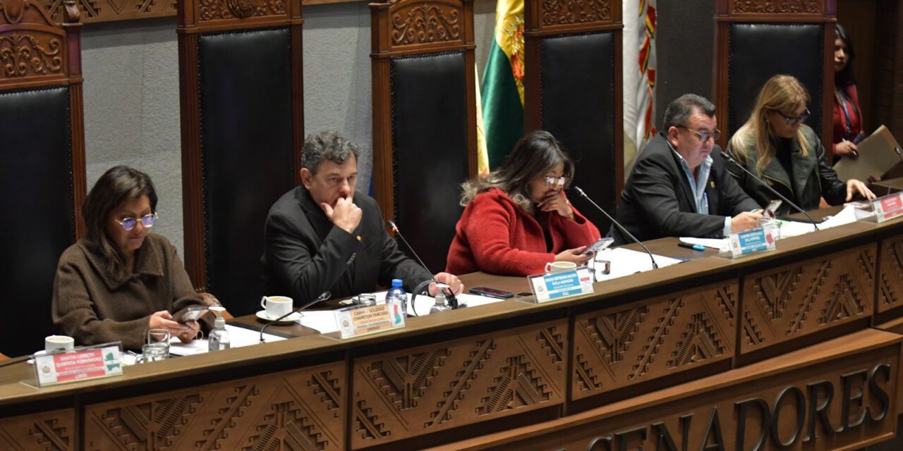 Senado conforma comisiones para investigar el caso narcomaderas y los 53 días de bloqueos