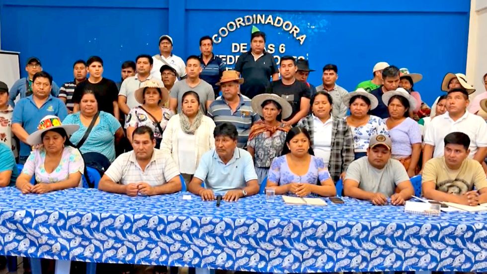 Evismo anuncia marcha para el 4 de septiembre contra el decreto del diésel