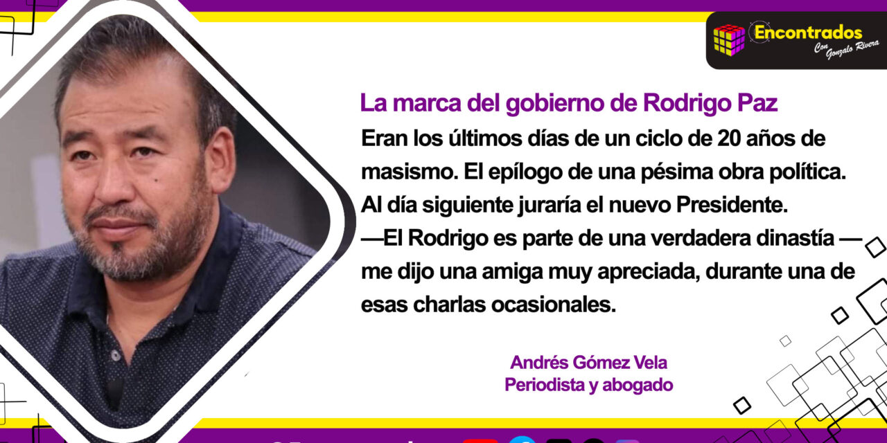 La marca del gobierno de Rodrigo Paz