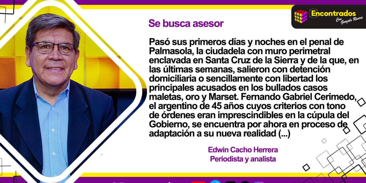 Se busca asesor