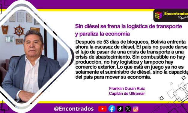 Sin diésel se frena la logística de transporte y paraliza la economía