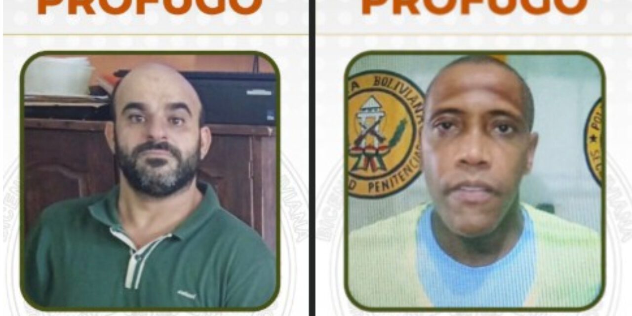Policía activa operativo para recapturar a dos brasileños que fugaron de Palmasola