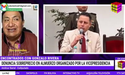 Barral denuncia sobreprecio y despilfarro de la vicepresidencia