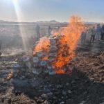 Destruyen e incineran más de una tonelada de droga líquida en Oruro
