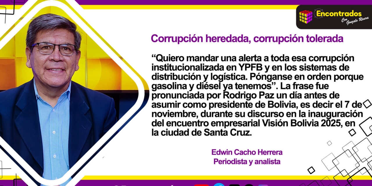 Corrupción heredada, corrupción tolerada