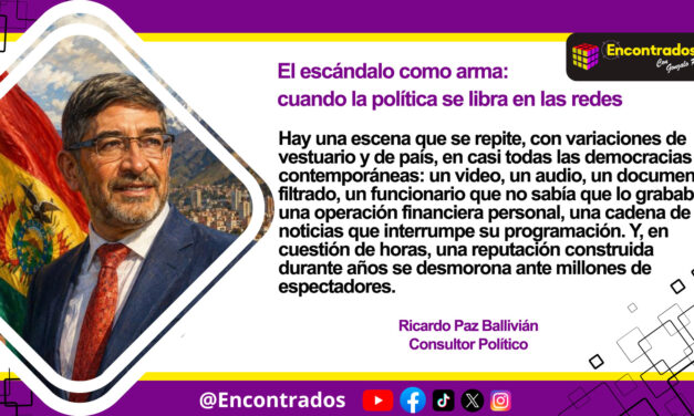 El escándalo como arma: cuando la política se libra en las redes