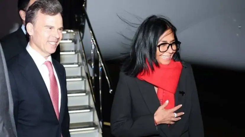 Delcy Rodríguez en Nueva York: no visita a Maduro, se reúne con Trump